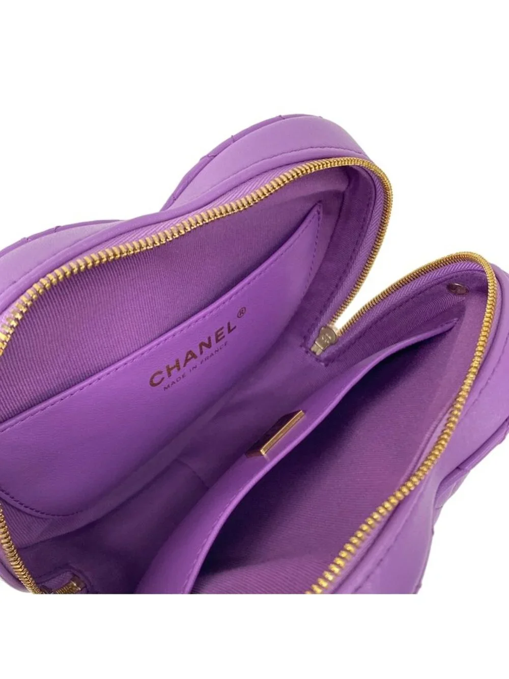 Chanel Shoulder Bag Quilted Heart